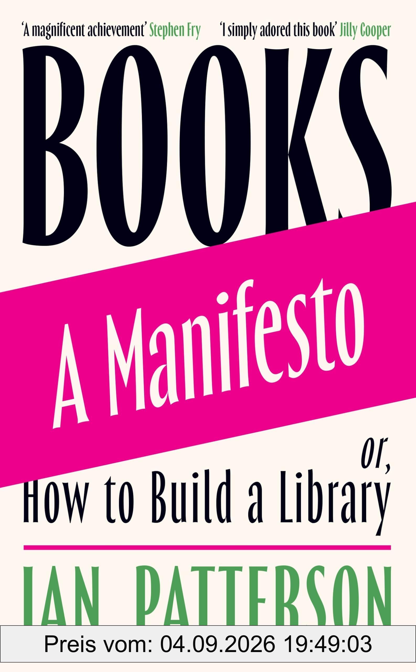 Books - A Manifesto