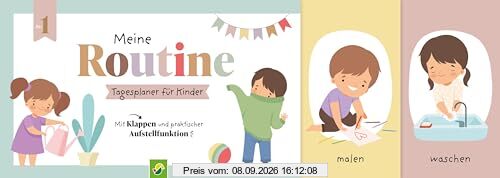 Meine Routine - Tagesplaner für Kinder: Mit Klappen und parktischer Aufstellfunktion I Ab 1 Jahr