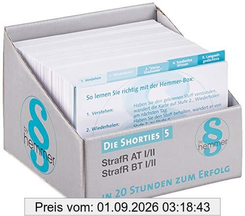 Die Shorties Box 5 / Strafrecht: Karten (Karteikarten - Strafrecht)