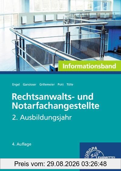 Rechtsanwalts- und Notarfachangestellte, Informationsband: 2: 2. Ausbildungsjahr