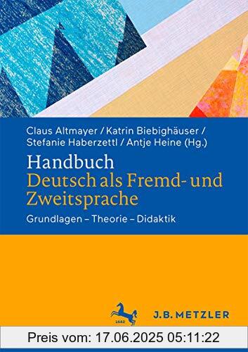 Brand : J.B. Metzler, Binding : Gebundene Ausgabe, Edition : 1. Aufl. 2021, Label : J.B. Metzler, Publisher : J.B. Metzler, medium : Gebundene Ausgabe, numberOfPages : 437, publicationDate : 2021-07-08, publishers : Claus Altmayer, Katrin Biebighäuser, Stefanie Haberzettl, Antje Heine, ISBN : 3476048578