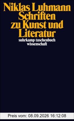 Schriften zu Kunst und Literatur (suhrkamp taschenbuch wissenschaft)
