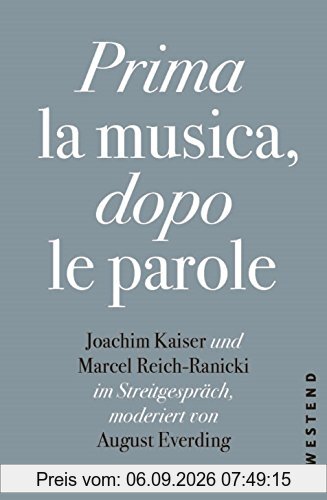 Prima la Musica, dopo le parole