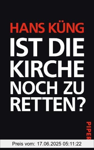 Binding : Taschenbuch, Label : Piper Taschenbuch, Publisher : Piper Taschenbuch, medium : Taschenbuch, numberOfPages : 272, publicationDate : 2012-06-18, authors : Hans Küng, languages : german, ISBN : 3492274986