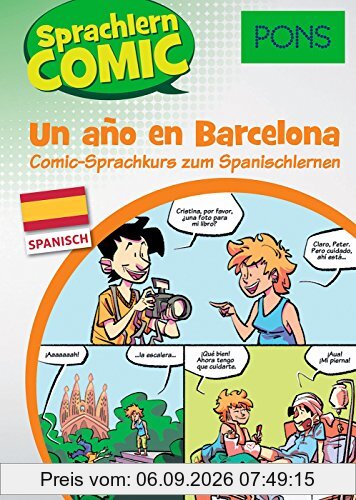 PONS Sprachlern-Comic Spanisch - Un ano en Barcelona. Comic-Sprachkurs zum Spanischlernen