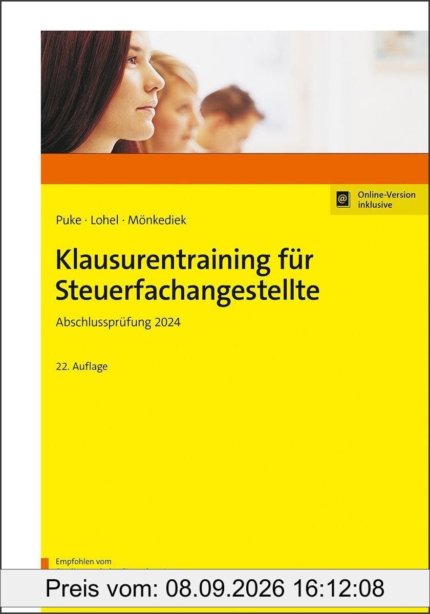 Klausurentraining für Steuerfachangestellte: Abschlussprüfung 2024