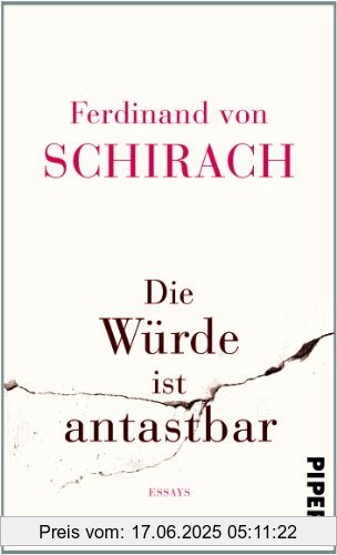 Binding : Gebundene Ausgabe, Label : Piper, Publisher : Piper, medium : Gebundene Ausgabe, numberOfPages : 144, publicationDate : 2014-08-11, authors : Schirach, Ferdinand von, languages : german, ISBN : 349205658X