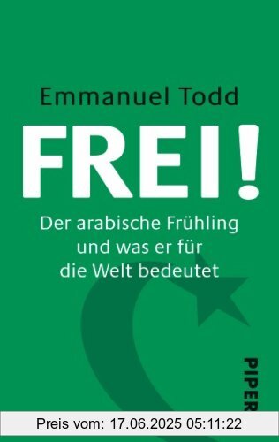 Binding : Taschenbuch, Label : Piper Taschenbuch, Publisher : Piper Taschenbuch, medium : Taschenbuch, numberOfPages : 96, publicationDate : 2011-07-11, authors : Emmanuel Todd, languages : german, ISBN : 3492274447