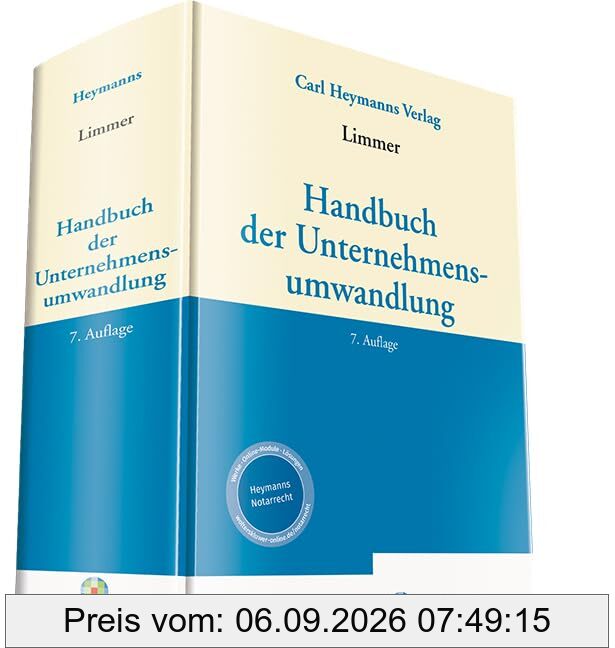 Handbuch der Unternehmensumwandlung