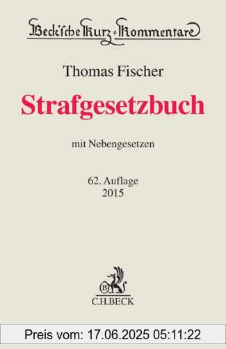 Binding : Gebundene Ausgabe, Edition : 62, Label : C.H.Beck, Publisher : C.H.Beck, medium : Gebundene Ausgabe, numberOfPages : 2727, publicationDate : 2014-12-12, authors : Thomas Fischer, Otto Schwarz, Eduard Dreher, Herbert Tröndle, languages : german, ISBN : 3406668844