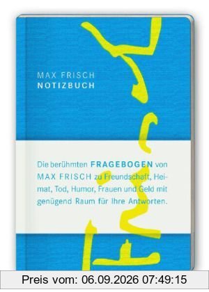 Notizbuch mit den Fragebogen von Max Frisch (suhrkamp taschenbuch)