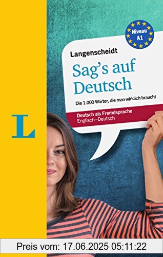 Binding : Taschenbuch, Label : Langenscheidt, Publisher : Langenscheidt, medium : Taschenbuch, numberOfPages : 160, publicationDate : 2015-09-01, releaseDate : 2015-09-01, authors : Lutz Walther, Helen Galloway, Isabel Meraner, publishers : Redaktion Langenscheidt, languages : german, ISBN : 3468385455