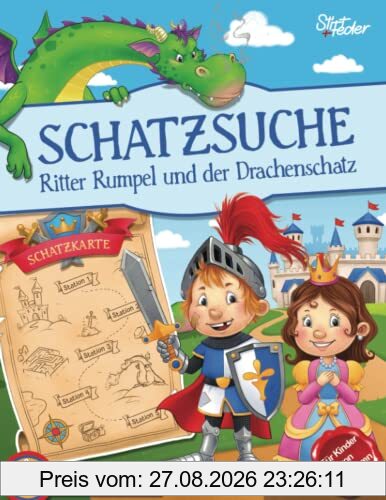 Schatzsuche inkl. spannendem Hörspiel für Kinder von 4-6 Jahren - Ritter Rumpel und der Drachenschatz: Das Schnitzeljagd-Komplettpaket