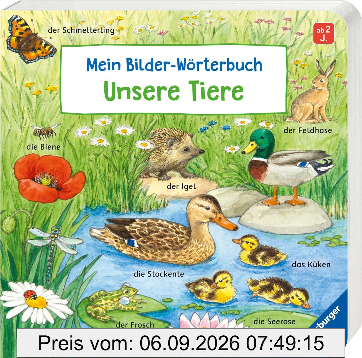 Mein Bilder-Wörterbuch: Unsere Tiere