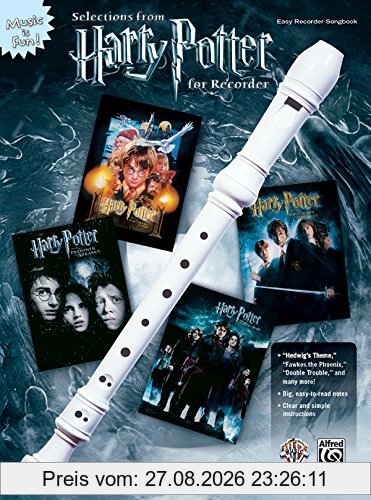 Selections from Harry Potter for Recorder