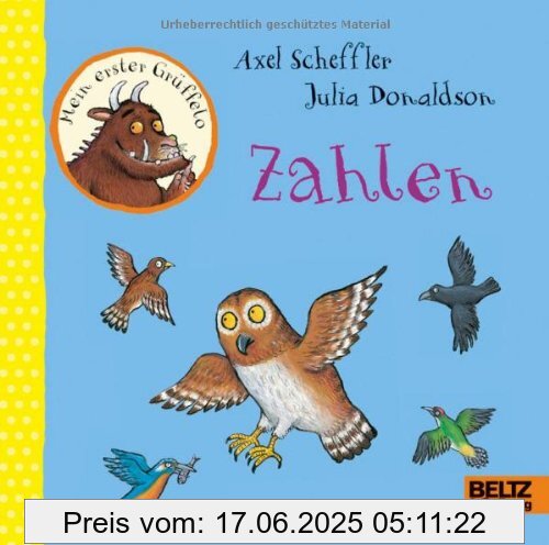 Binding : Pappbilderbuch, Edition : Deutsche Erstausgabe, Label : Beltz & Gelberg, Publisher : Beltz & Gelberg, medium : Sonstige Einbände, numberOfPages : 12, publicationDate : 2012-03-07, authors : Axel Scheffler, Julia Donaldson, languages : german, ISBN : 3407794584