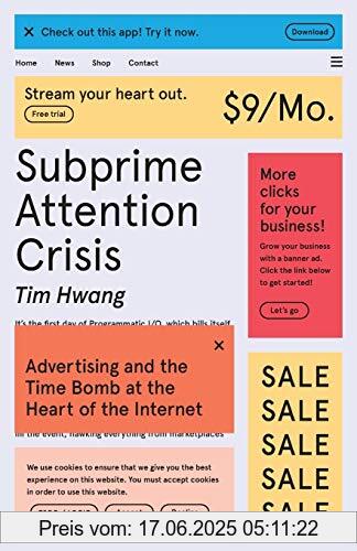Brand : Fsg Originals, Binding : Taschenbuch, Label : Macmillan USA, Publisher : Macmillan USA, medium : Taschenbuch, numberOfPages : 176, publicationDate : 2020-10-13, releaseDate : 2020-10-13, authors : Tim Hwang, ISBN : 0374538654