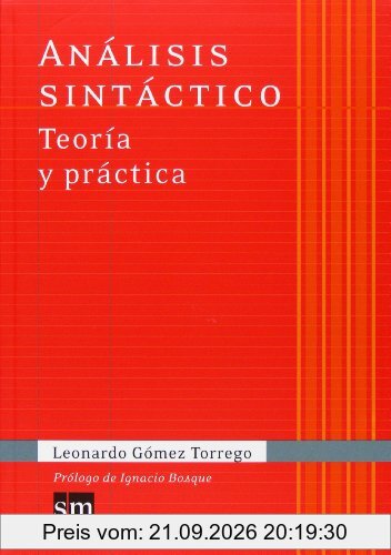 Análisis sintáctico : teoría y práctica (Español Actual)