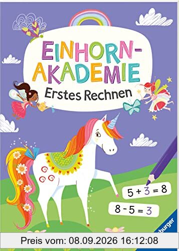 Ravensburger Einhorn Akademie Erstes Rechnen - spielerisch Plus und Minus lernen und üben