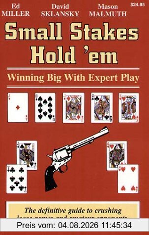 Edward Miller Small Stakes Hold 'em, Winning Big With Expert Play