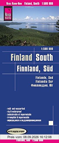 Reise Know-How Landkarte Finnland, Süd (1:500.000): world mapping project