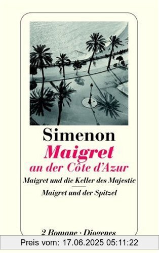 Binding : Broschiert, Edition : 1., Aufl., Label : Diogenes, Publisher : Diogenes, medium : Broschiert, numberOfPages : 365, publicationDate : 2007-07-01, authors : Georges Simenon, translators : Linde Birk, Inge Giese, languages : german, ISBN : 3257236328