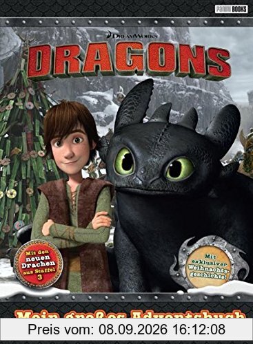 Dragons: Mein großes Adventsbuch: Noch 24 Drachen bis Weihnachten