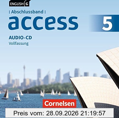 English G Access - Allgemeine Ausgabe: Abschlussband 5: 9. Schuljahr - Audio-CDs: Vollfassung