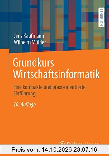 Grundkurs Wirtschaftsinformatik: Eine kompakte und praxisorientierte Einführung