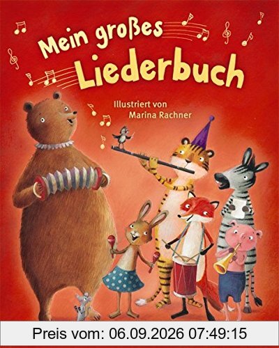 Mein großes Liederbuch: mit Gitarrengriffen und Grifftabelle