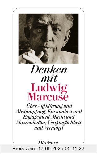 Binding : Broschiert, Edition : 1., Aufl., Label : Diogenes, Publisher : Diogenes, medium : Broschiert, numberOfPages : 210, publicationDate : 2008-08-01, authors : Ludwig Marcuse, languages : german, ISBN : 3257237383