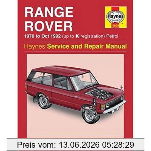 Haynes Publishing Range Rover V8 Petrol, 70-92