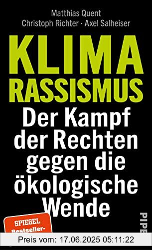Binding : Broschiert, Edition : 1., Label : Piper Paperback, Publisher : Piper Paperback, medium : Broschiert, numberOfPages : 288, publicationDate : 2022-09-01, releaseDate : 2022-09-01, authors : Matthias Quent, Christoph Richter, Axel Salheiser, ISBN : 3492063993