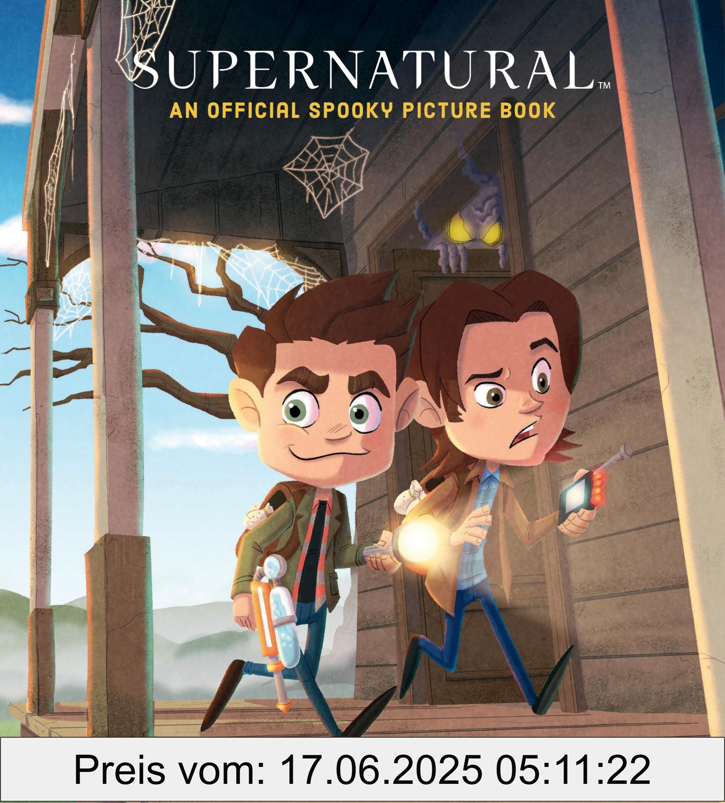Brand : Running Press Kids, Binding : hardcover, Edition : 1, Label : Supernatural : An Official Spooky Picture Book, Format : picture_book, medium : hardcover, numberOfPages : 32, publicationDate : 2024-07-16, releaseDate : 2024-07-16, languages : english, ISBN : 0762482583