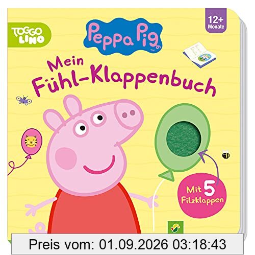 Peppa Pig Mein Fühl-Klappenbuch: Pappebuch mit 5 Filzklappen für Kinder ab 12 Monaten