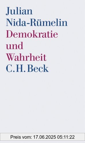Binding : Gebundene Ausgabe, Edition : 1, Label : C.H.Beck, Publisher : C.H.Beck, medium : Gebundene Ausgabe, numberOfPages : 160, publicationDate : 2006-07-21, authors : Julian Nida-Rümelin, languages : german, ISBN : 3406549853