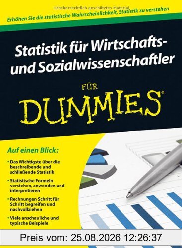 Thomas Krickhahn Statistik Für Wirtschafts- Und Sozialwissenschaftler Für Dummies (Fur Dummies)