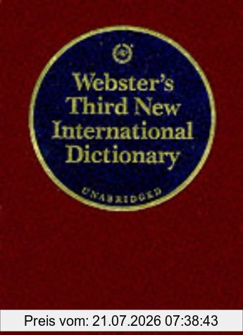 Gove, Philip Babcock Webster's Third New International Dictionary Of The English Language. Unabridged
