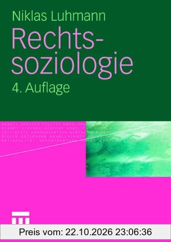 Rechtssoziologie (German Edition)