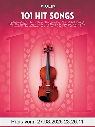 101 Hit Songs For Violin