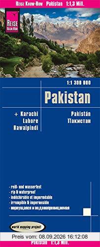 Reise Know-How Landkarte Pakistan (1:1.300.000): world mapping project