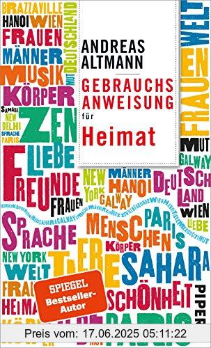 Brand : Piper Verlag GmbH, Binding : Taschenbuch, Edition : 1., Label : Piper Taschenbuch, Publisher : Piper Taschenbuch, medium : Taschenbuch, numberOfPages : 224, publicationDate : 2021-03-15, releaseDate : 2021-03-15, authors : Andreas Altmann, ISBN : 3492277438