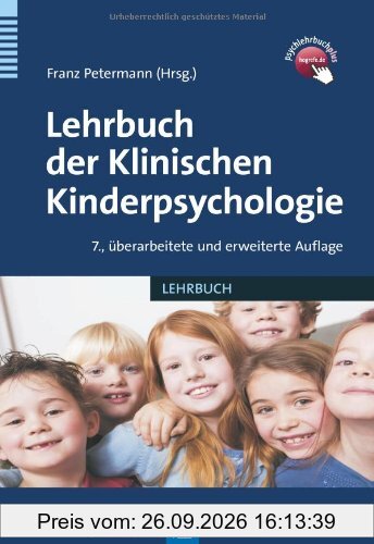 Lehrbuch der Klinischen Kinderpsychologie