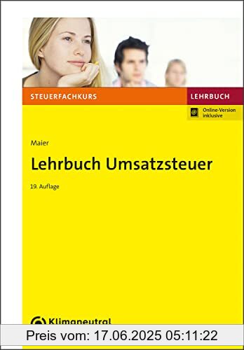 Binding : Taschenbuch, Edition : 19., überarbeitete Auflage. Online-Version inklusive., Label : NWB Verlag, Publisher : NWB Verlag, medium : Taschenbuch, numberOfPages : 611, publicationDate : 2022-10-11, authors : Alexandra Maier, ISBN : 3482575894