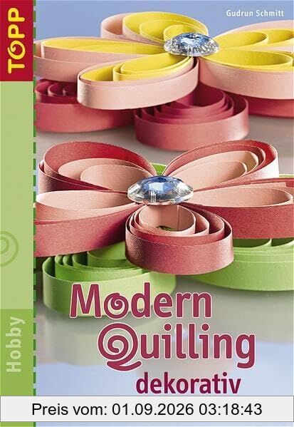 Modern Quilling dekorativ: Papierstreifen kunstvoll gedreht