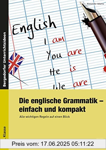 Binding : Broschiert, Edition : 1, Label : Persen Verlag in der AAP Lehrerfachverlage GmbH, Publisher : Persen Verlag in der AAP Lehrerfachverlage GmbH, medium : Broschiert, numberOfPages : 43, publicationDate : 2015-03-23, authors : Alexander Adams, languages : german, ISBN : 3403234754