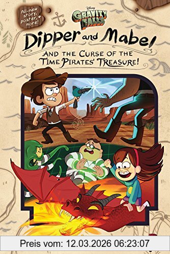 Jeffrey Rowe Gravity Falls, Dipper And Mabel And The Curse Of The Time Pirates' Treasure!, A Select Your Own Choose-Venture!