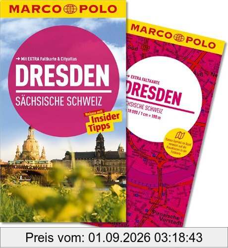 MARCO POLO Reiseführer Dresden, Sächsiche Schweiz: Reisen mit Insider-Tipps. Mit EXTRA Faltkarte & Cityatlas