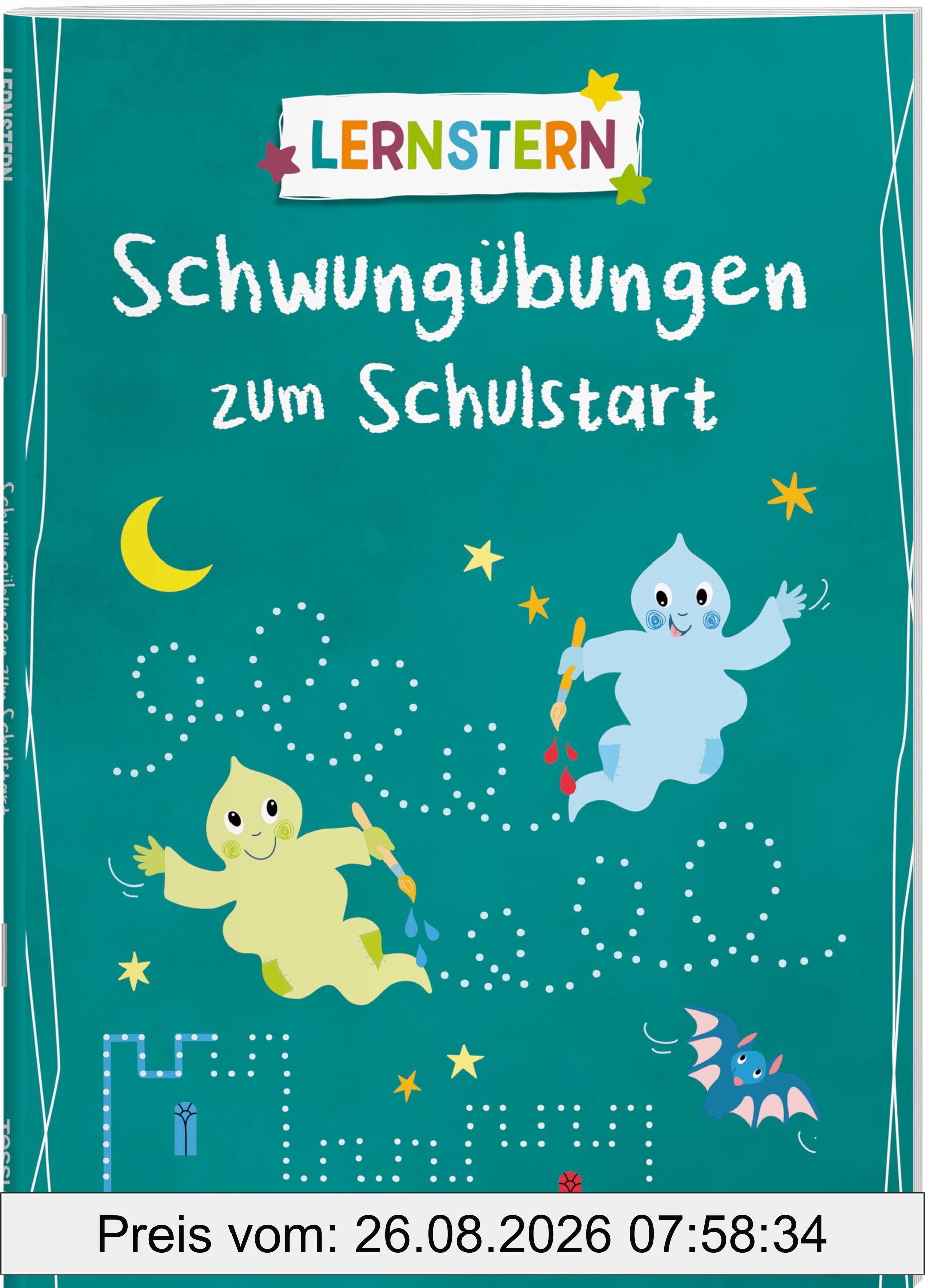 LERNSTERN. Schwungübungen zum Schulstart | Feinmotorik | Auge-Hand-Koordination | Stifthaltung | Für Kinder ab 6 Jahren: Spielerische Vorbereitung auf das Schreiben