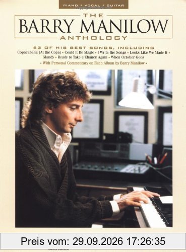 Manilow, B Anthology Pvg: Noten für Gesang, Klavier (Gitarre)